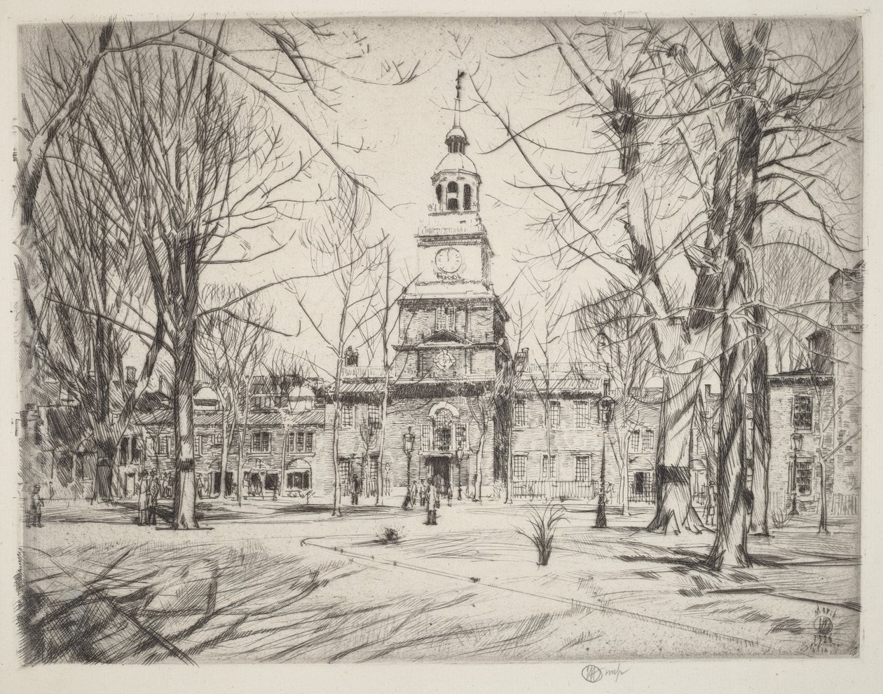 Independence Hall de Childe Hassam