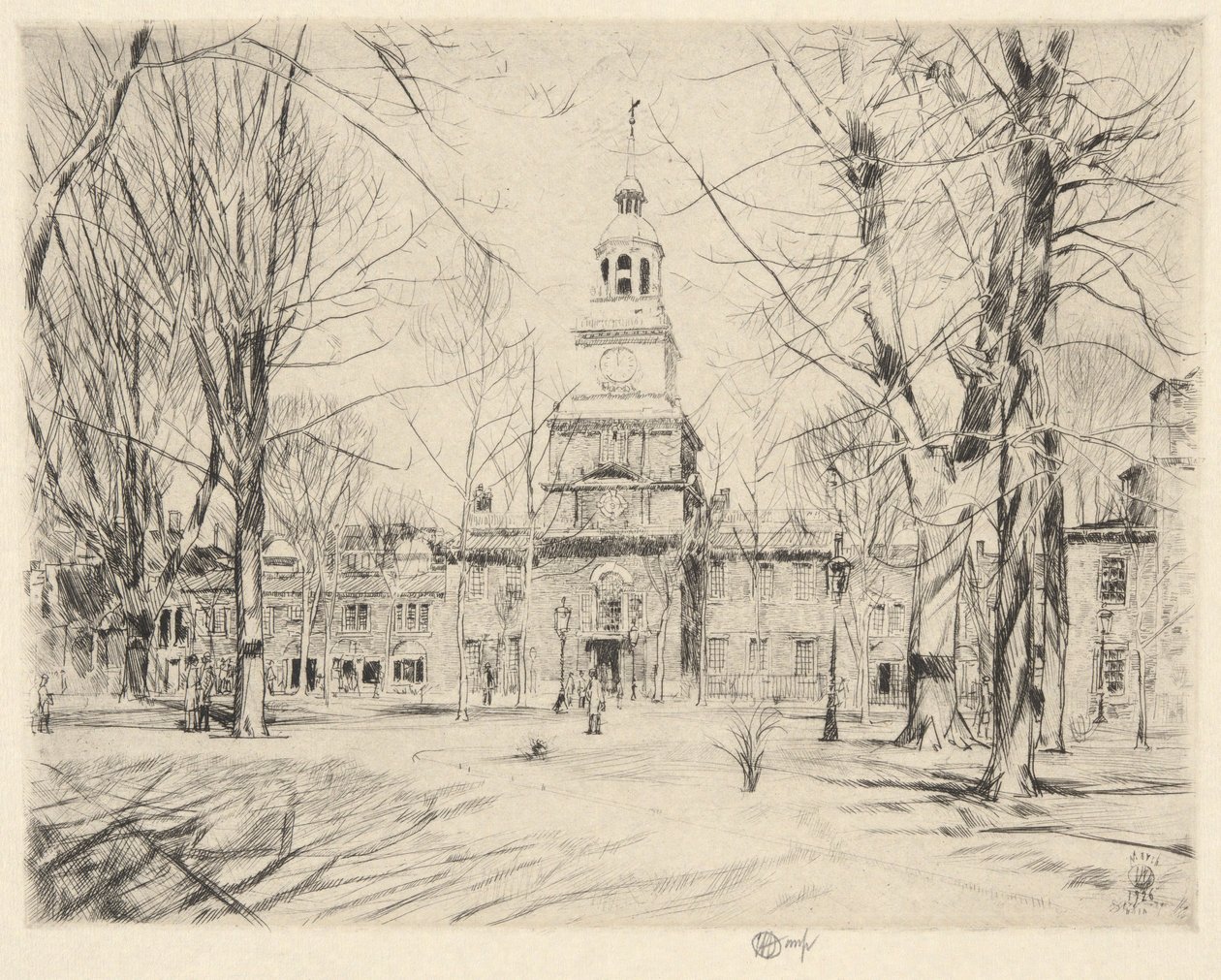 Independence Hall, Filadélfia, 1926 de Childe Hassam