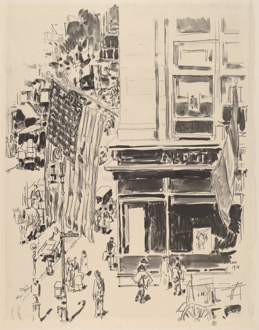 Rua Lafayette de Childe Hassam