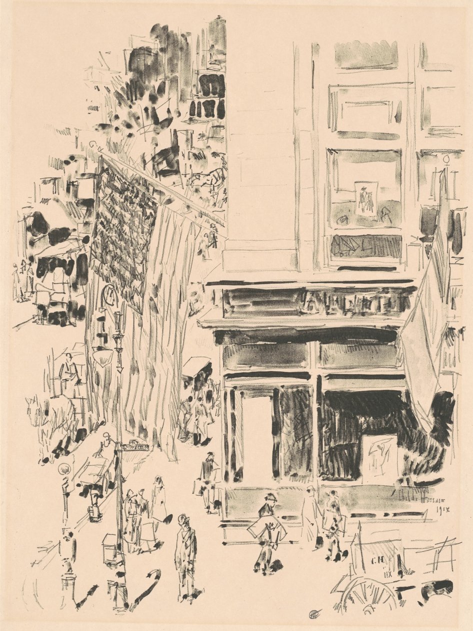 Rua Lafayette de Childe Hassam