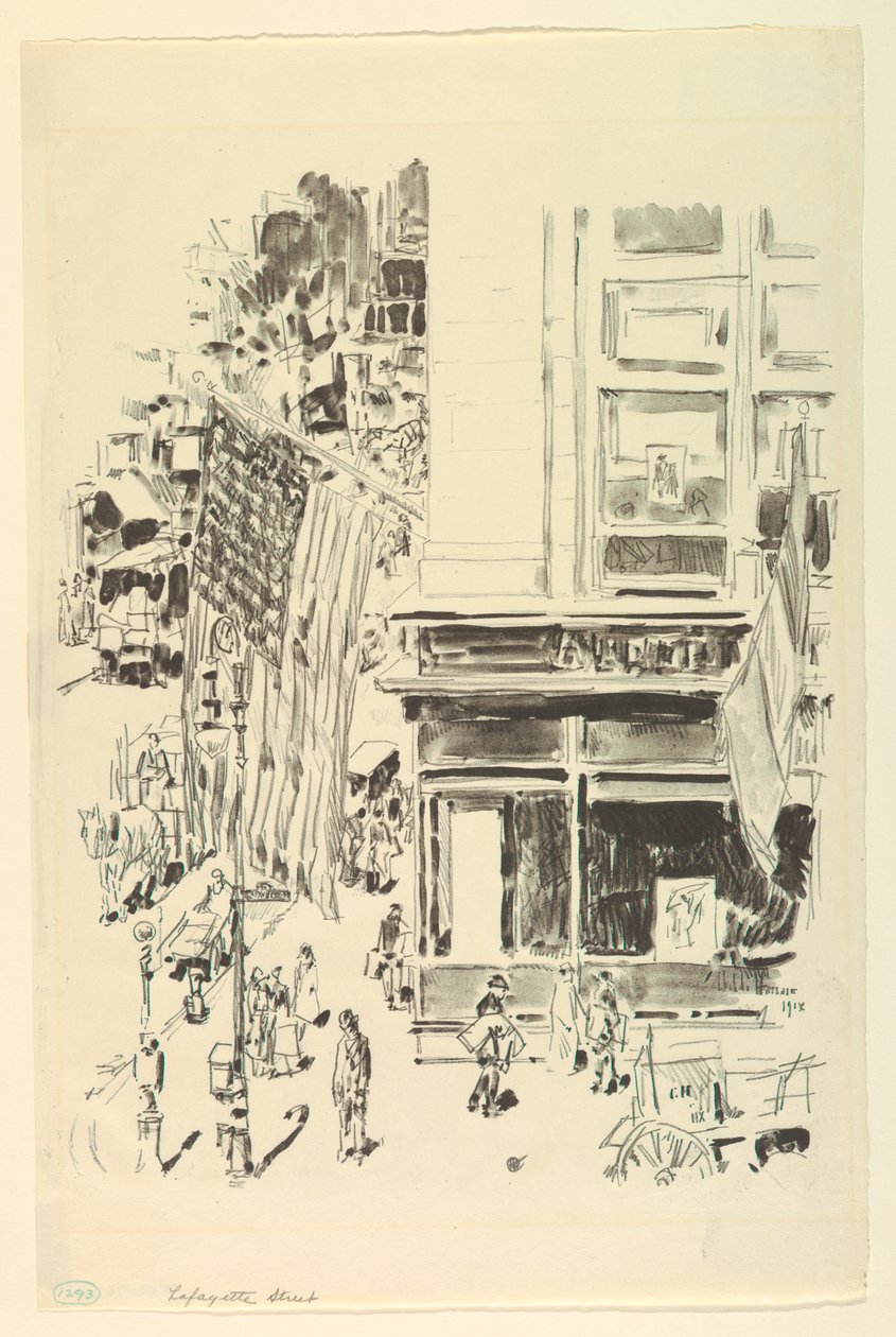 Rua Lafayette de Childe Hassam