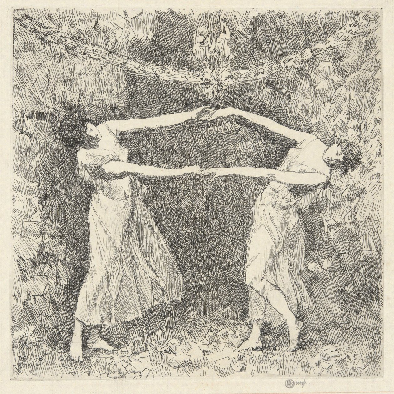 Dança do Louro de Childe Hassam