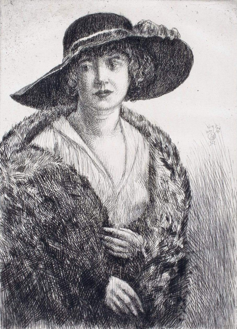 A Srta. Erminie Gagnon de Childe Hassam