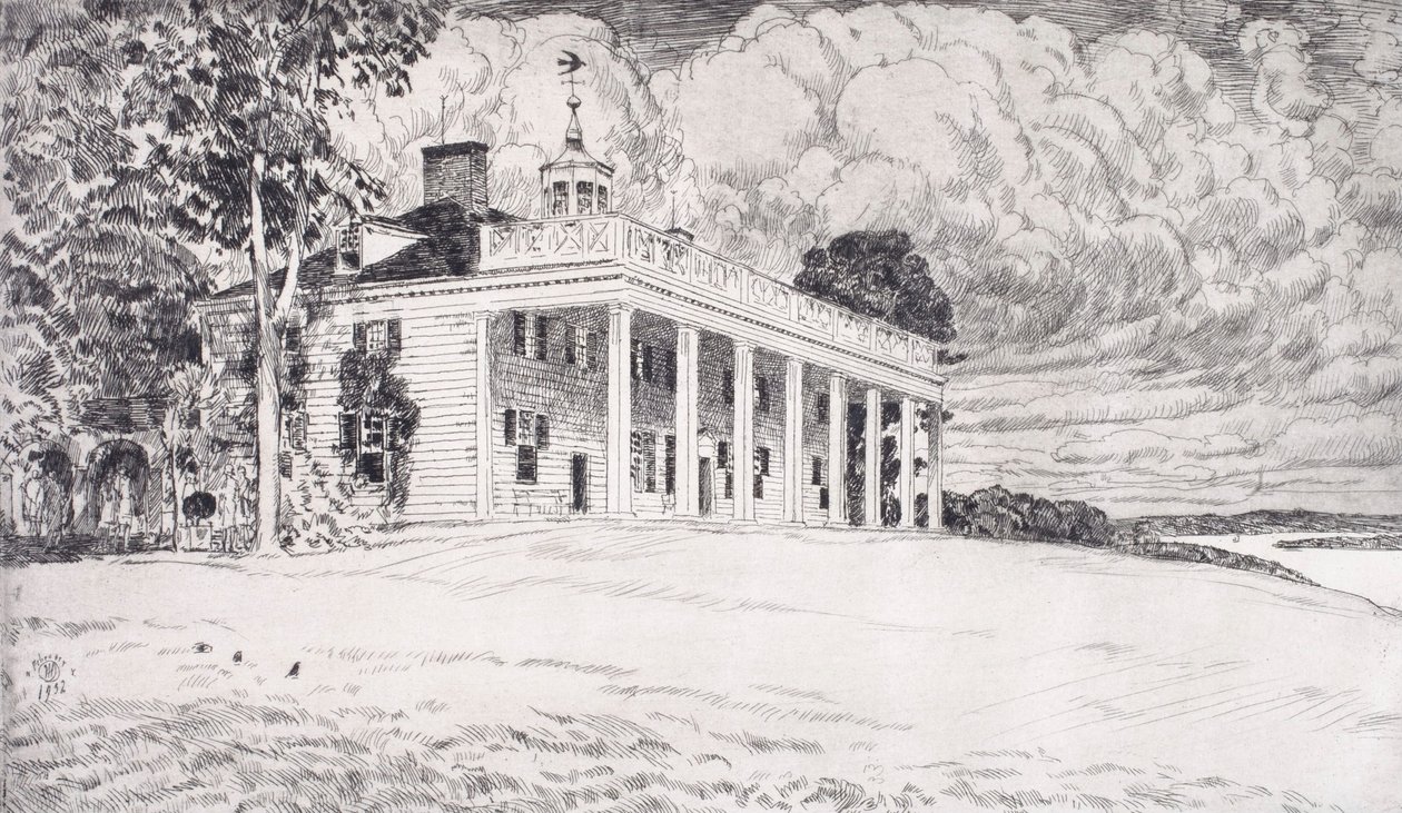 Mount Vernon de Childe Hassam
