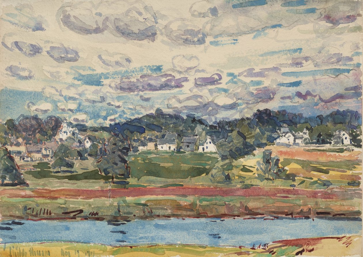 Newfields, New Hampshire de Childe Hassam