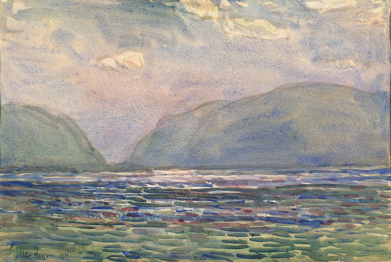 Meio-dia acima de Newburgh de Childe Hassam