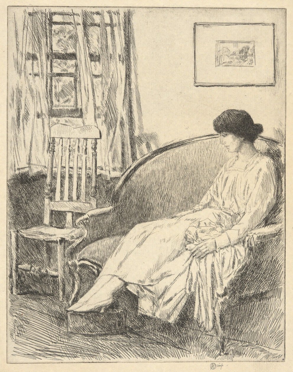 Janela aberta de Childe Hassam