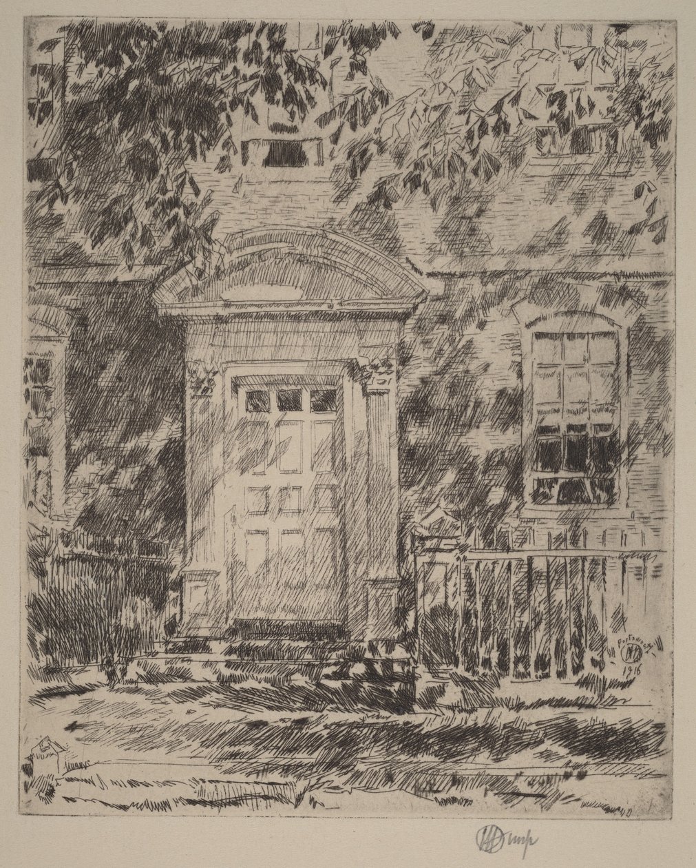 Entrada de Portsmouth de Childe Hassam