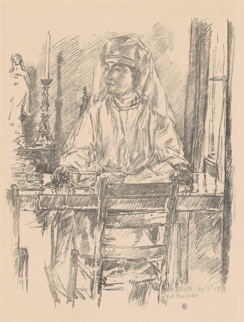 Enfermeira da Cruz Vermelha de Childe Hassam