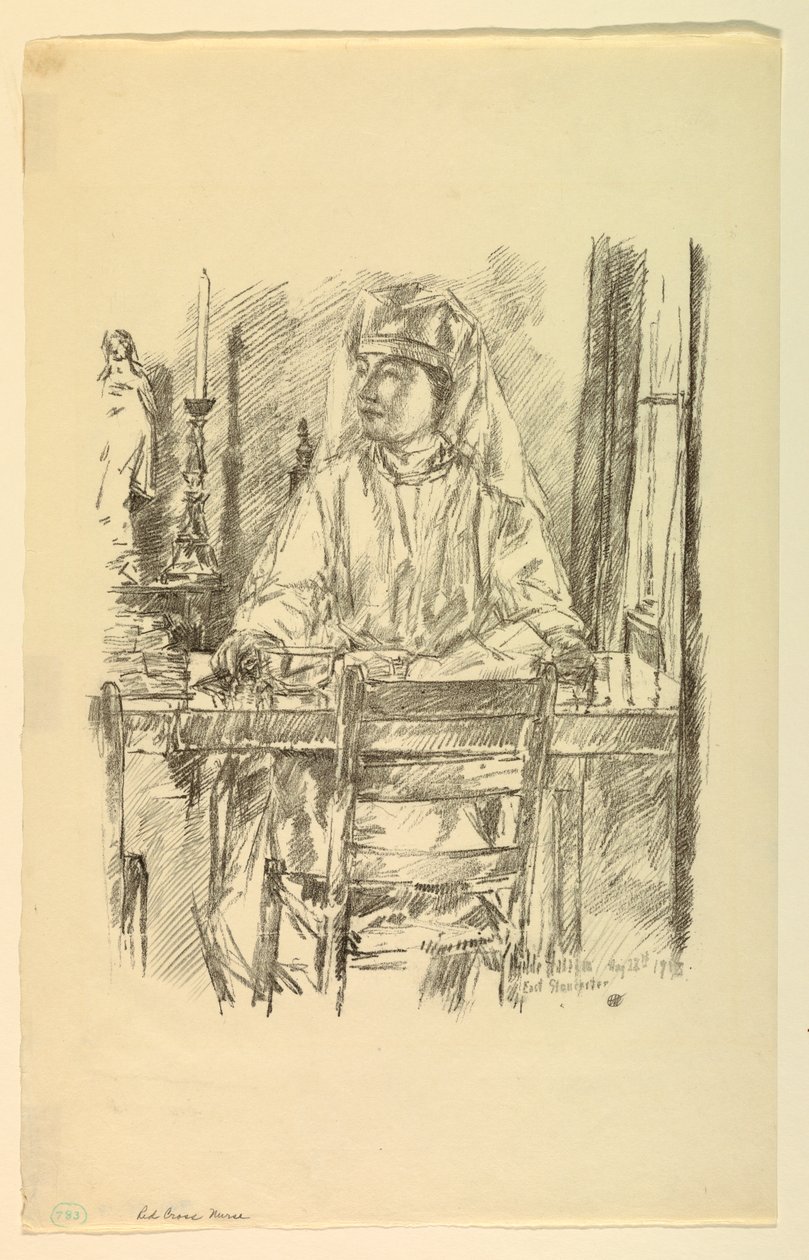 Enfermeira da Cruz Vermelha de Childe Hassam