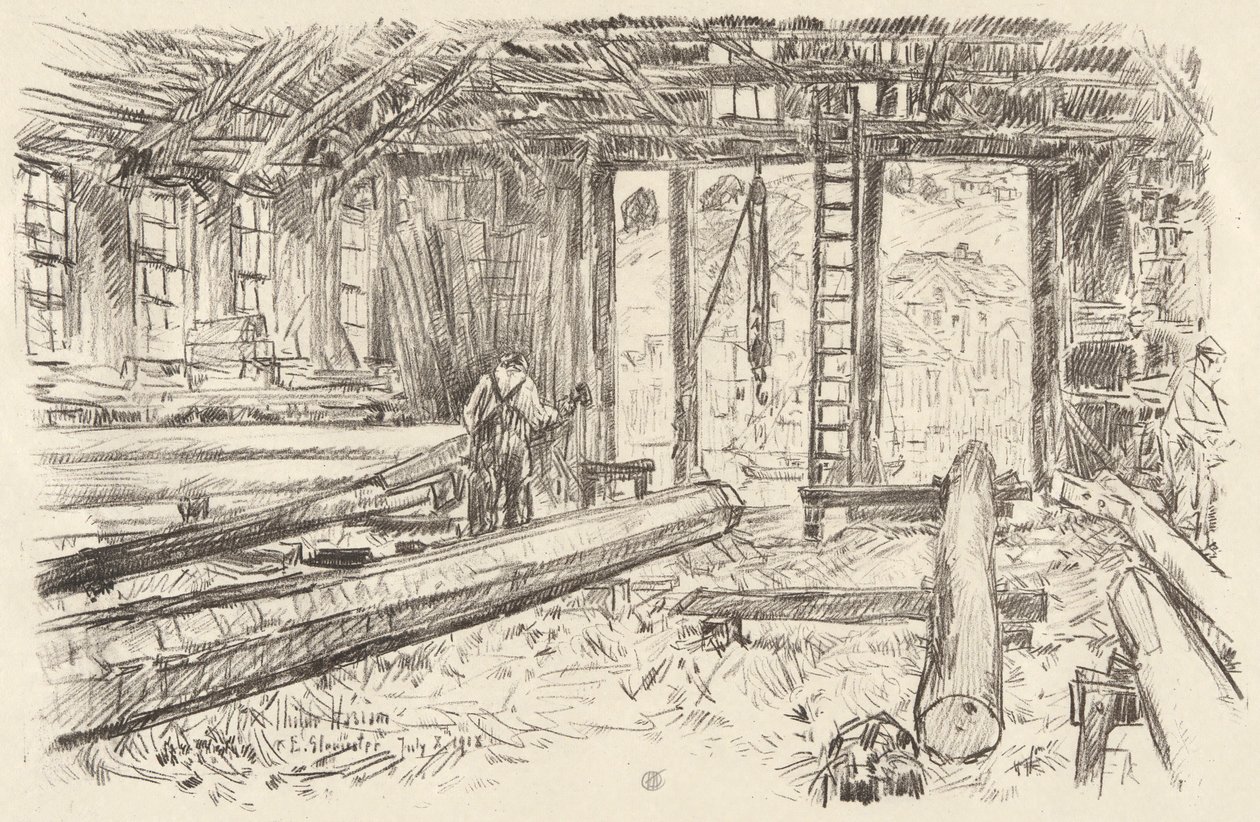 Loja de peças sobresselentes de Childe Hassam