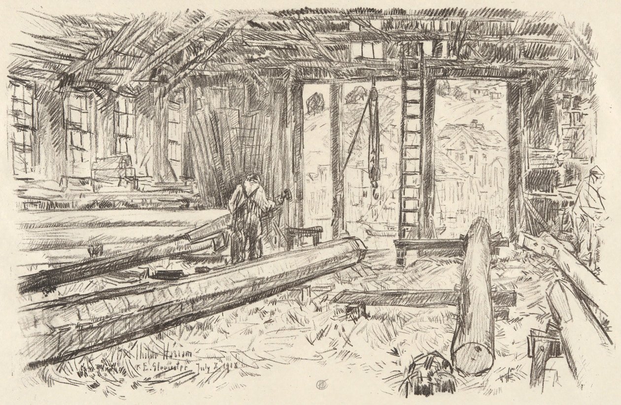 Loja de Poupança de Childe Hassam