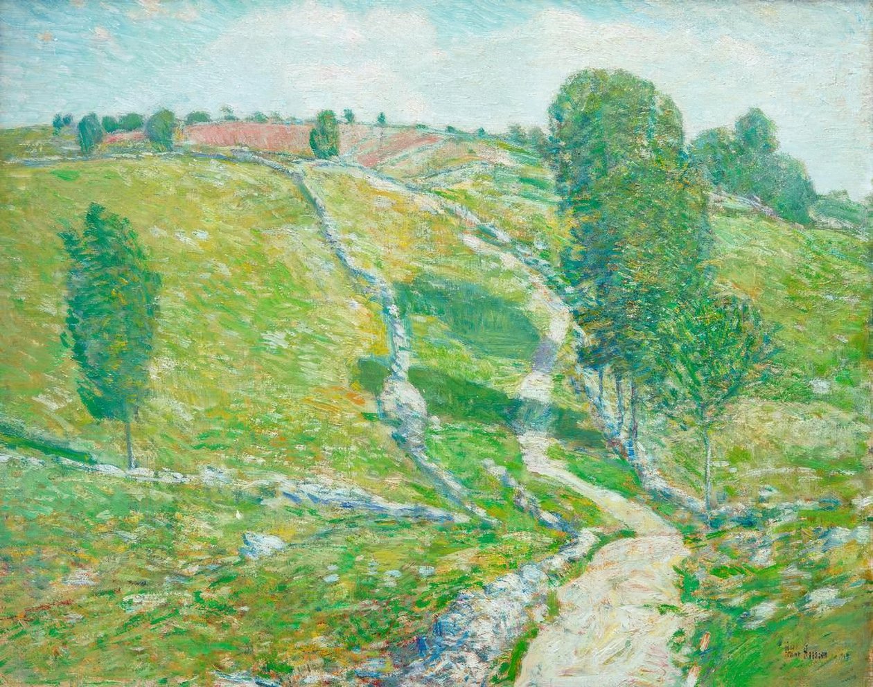 Estrada em Land of Nod de Childe Hassam