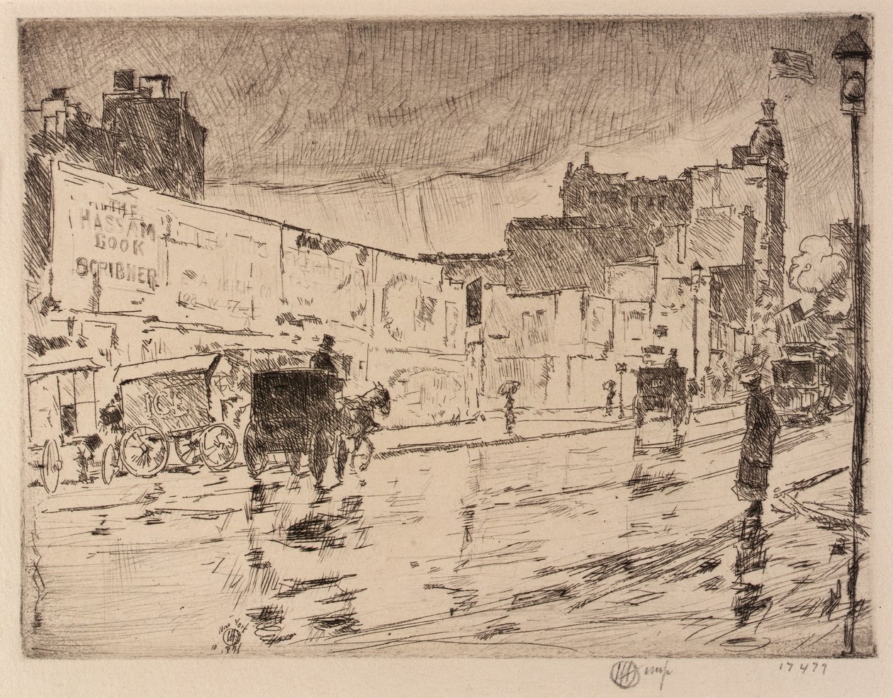 The Billboards, Nova Iorque de Childe Hassam