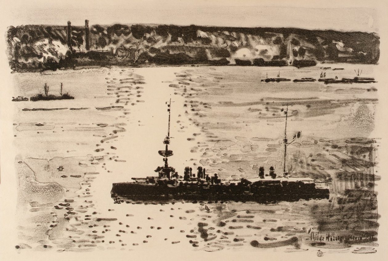 O cruzador francês de Childe Hassam