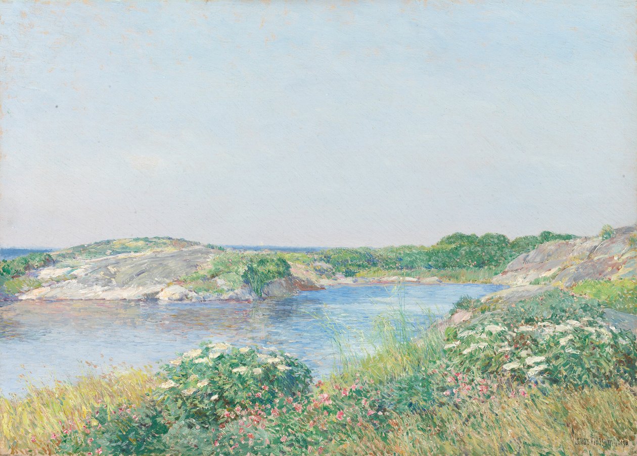 O Pequeno Lago, Appledore de Childe Hassam