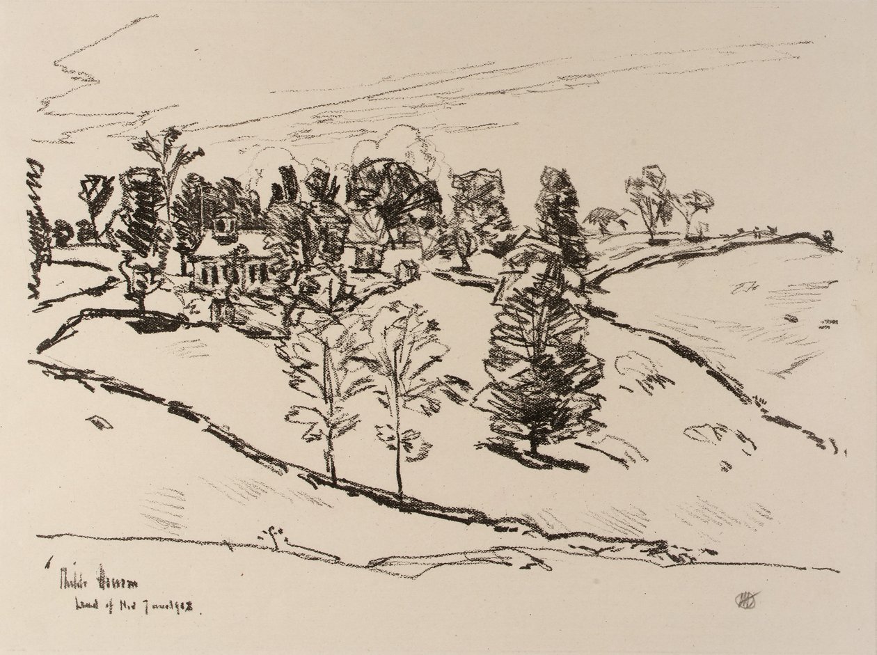A Casinha da Escola, Terra de Nod de Childe Hassam