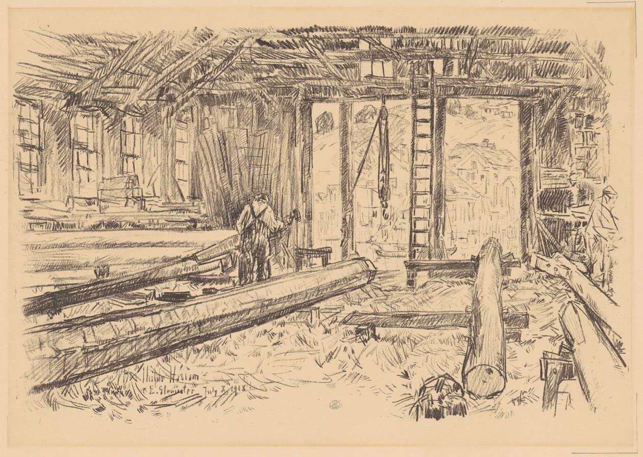 A loja Spar, Gloucester de Childe Hassam