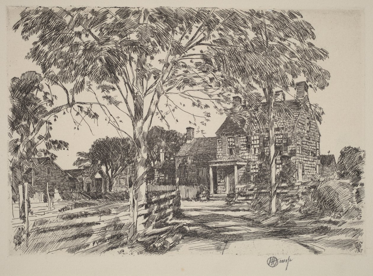 Local de nascimento de Walt Whitman de Childe Hassam