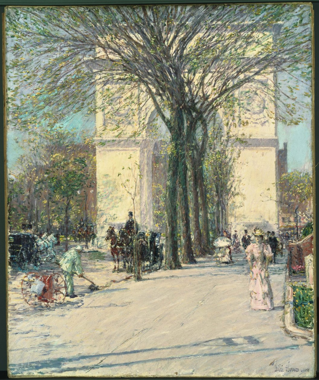 Washington Arch, primavera de Childe Hassam