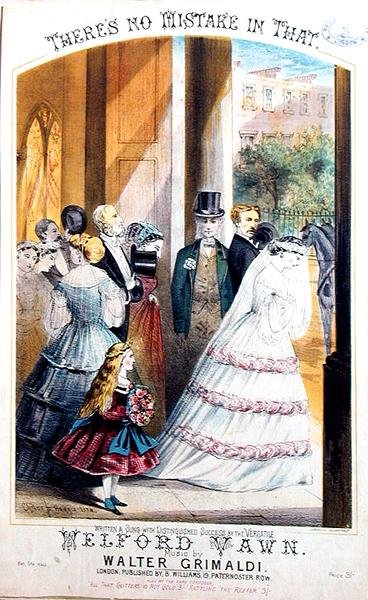 Não há engano nisso, uma capa de música, c.1860 (litho) de Childs and Harris