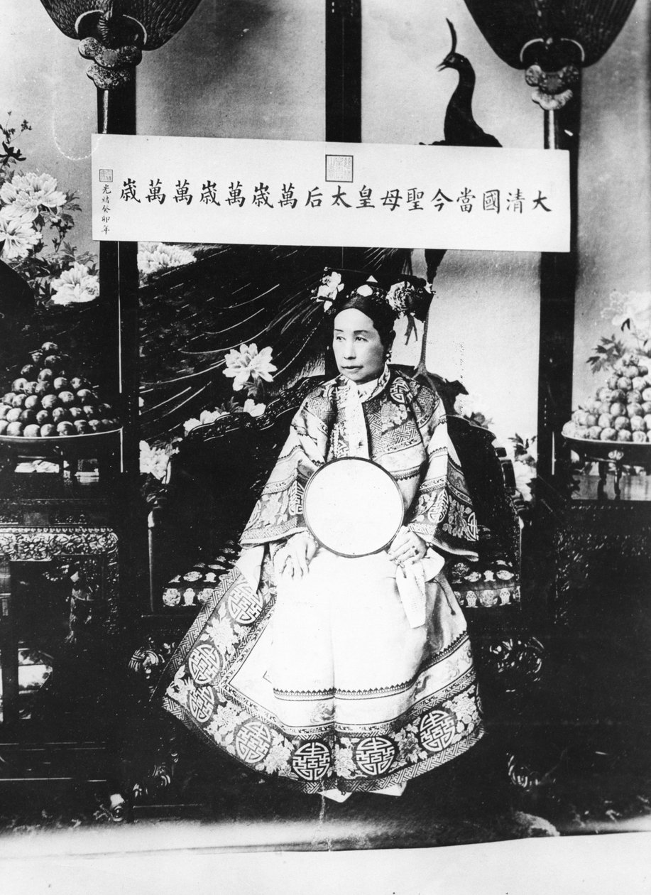 Imperatriz Cixi da China, 1904 de Chinese Photographer