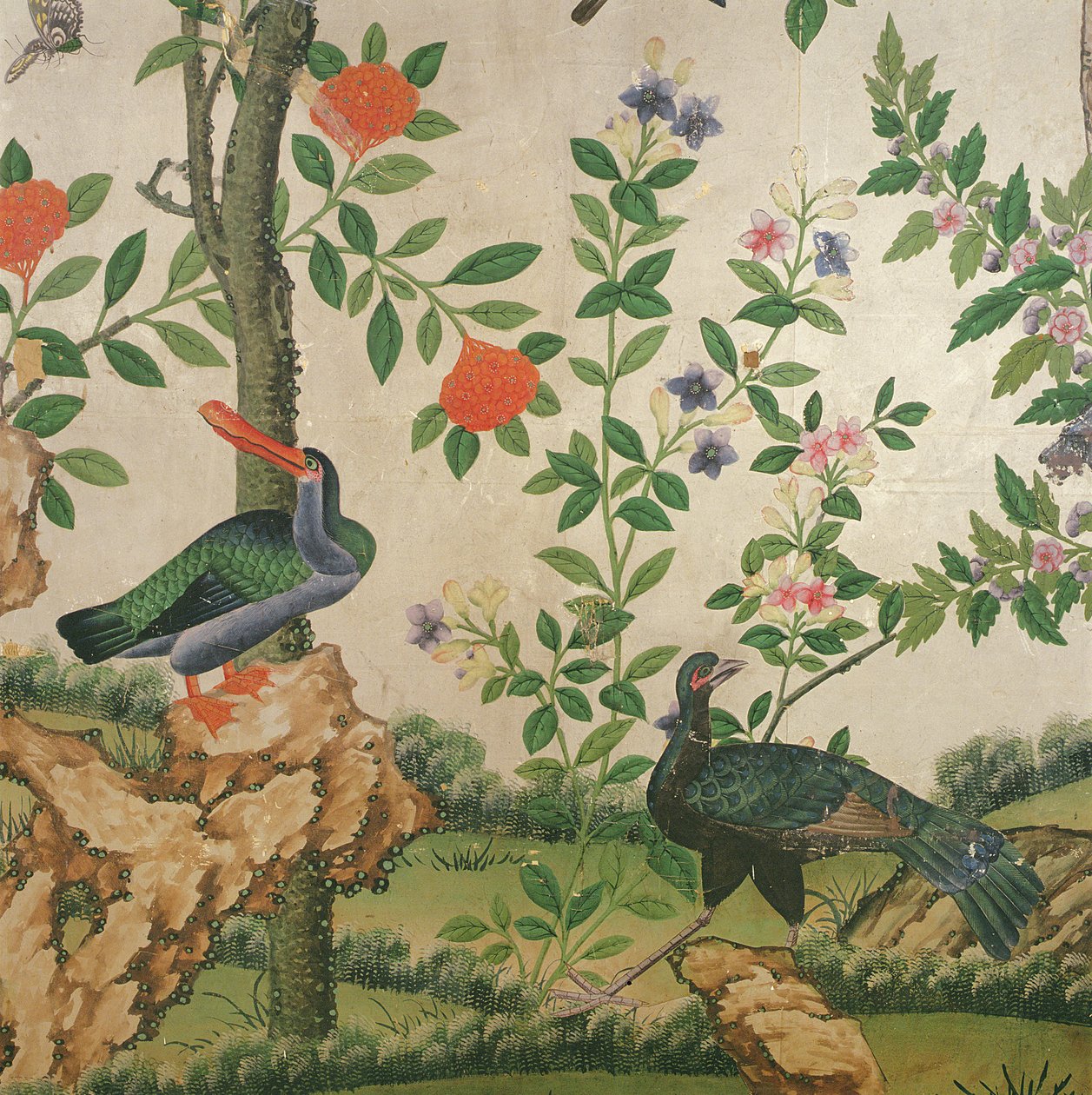 Papel de Parede de Pássaro, c.1840 de Chinese School