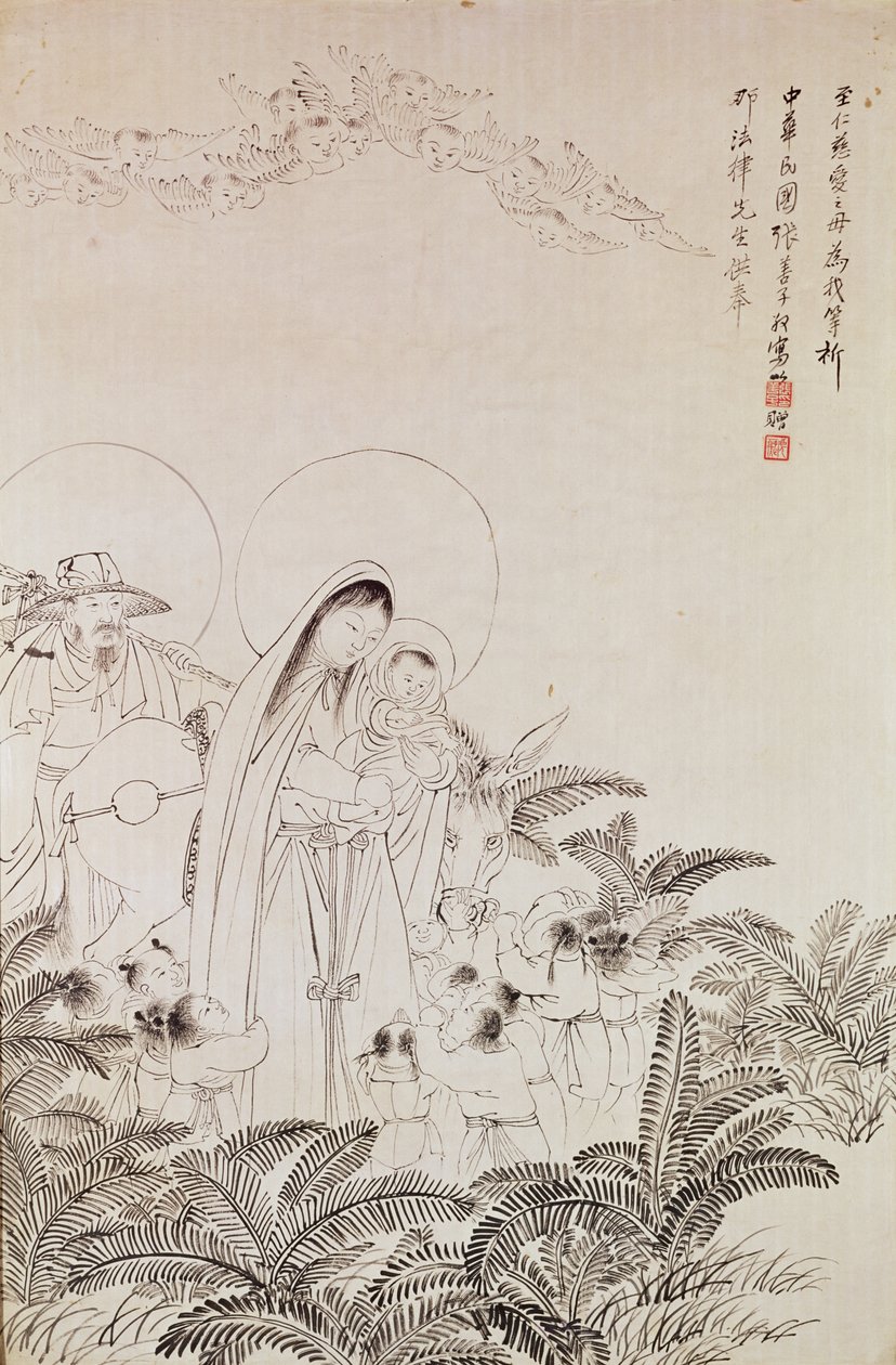 Madonna e criança de Chinese School