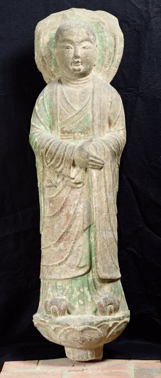 Monge, de Dunhuang, província de Gansu de Chinese School