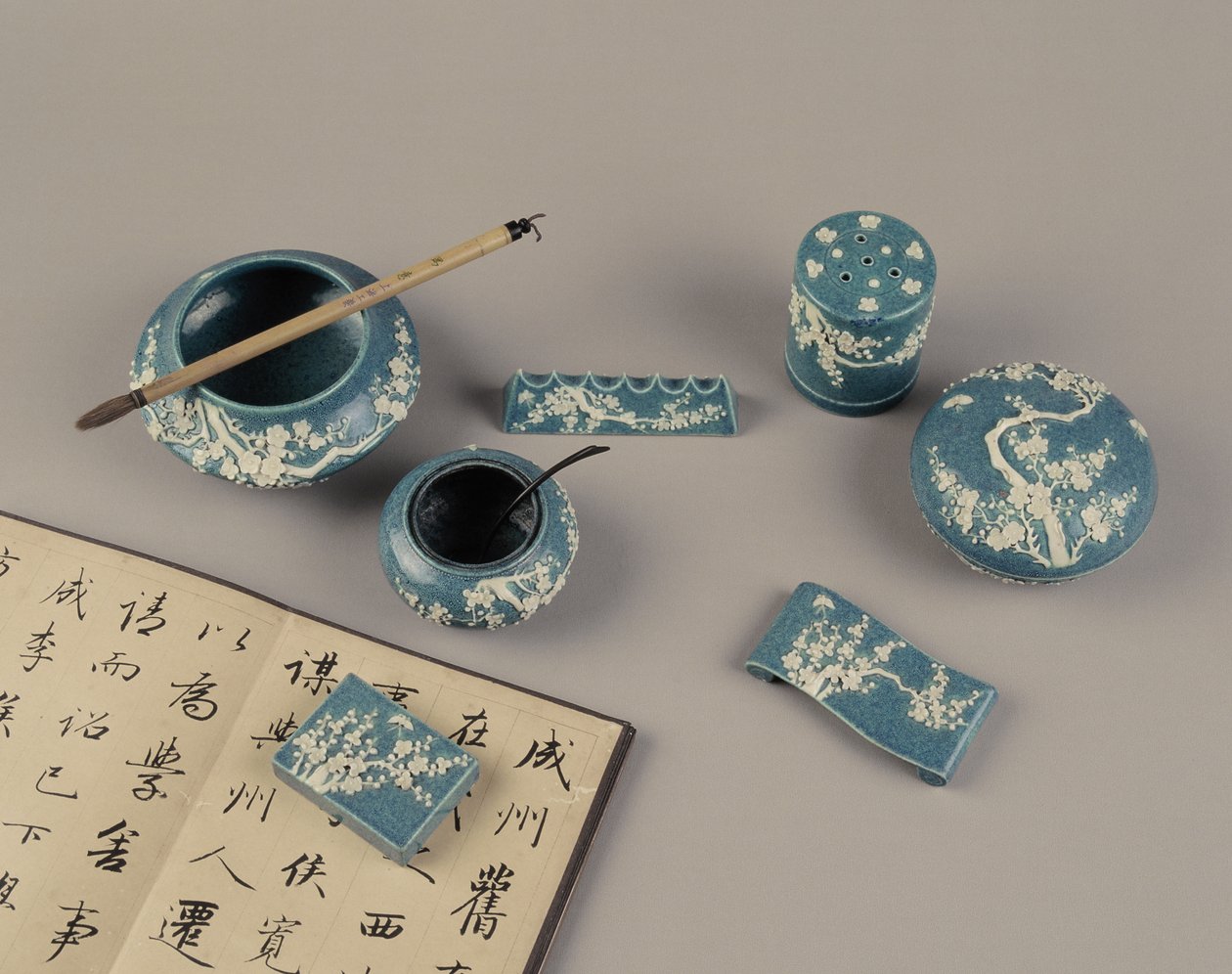 Ferramentas para caligrafia chinesa (mídia mista) de Chinese School