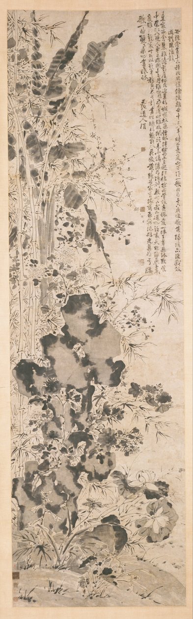 Dezesseis flores de Chinese Xu Wei
