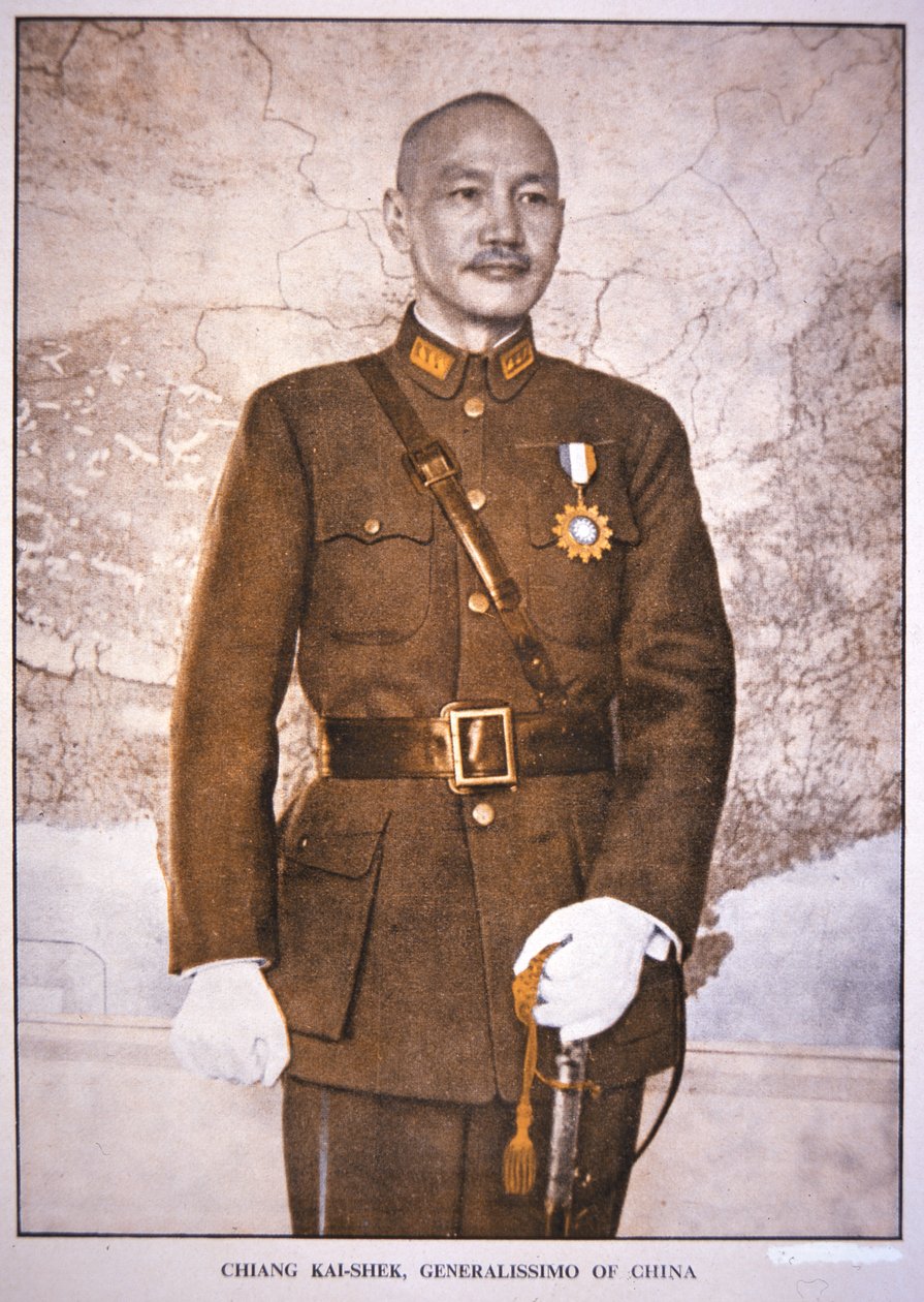 Generalissimo Chiang Kai-Shek (foto) de Chinese Photographer