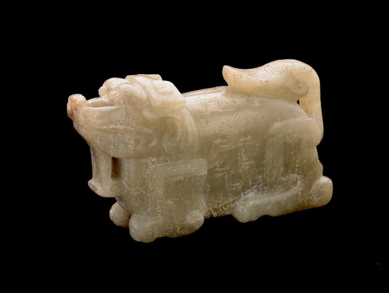 Animal reclinado, 1700-1800 de Chinese School