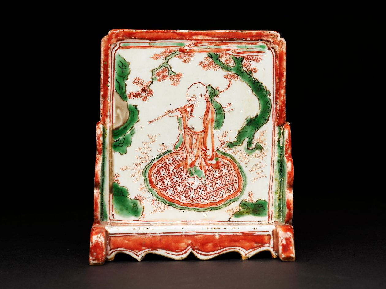 Suporte de escova (porcelana) de Chinese School