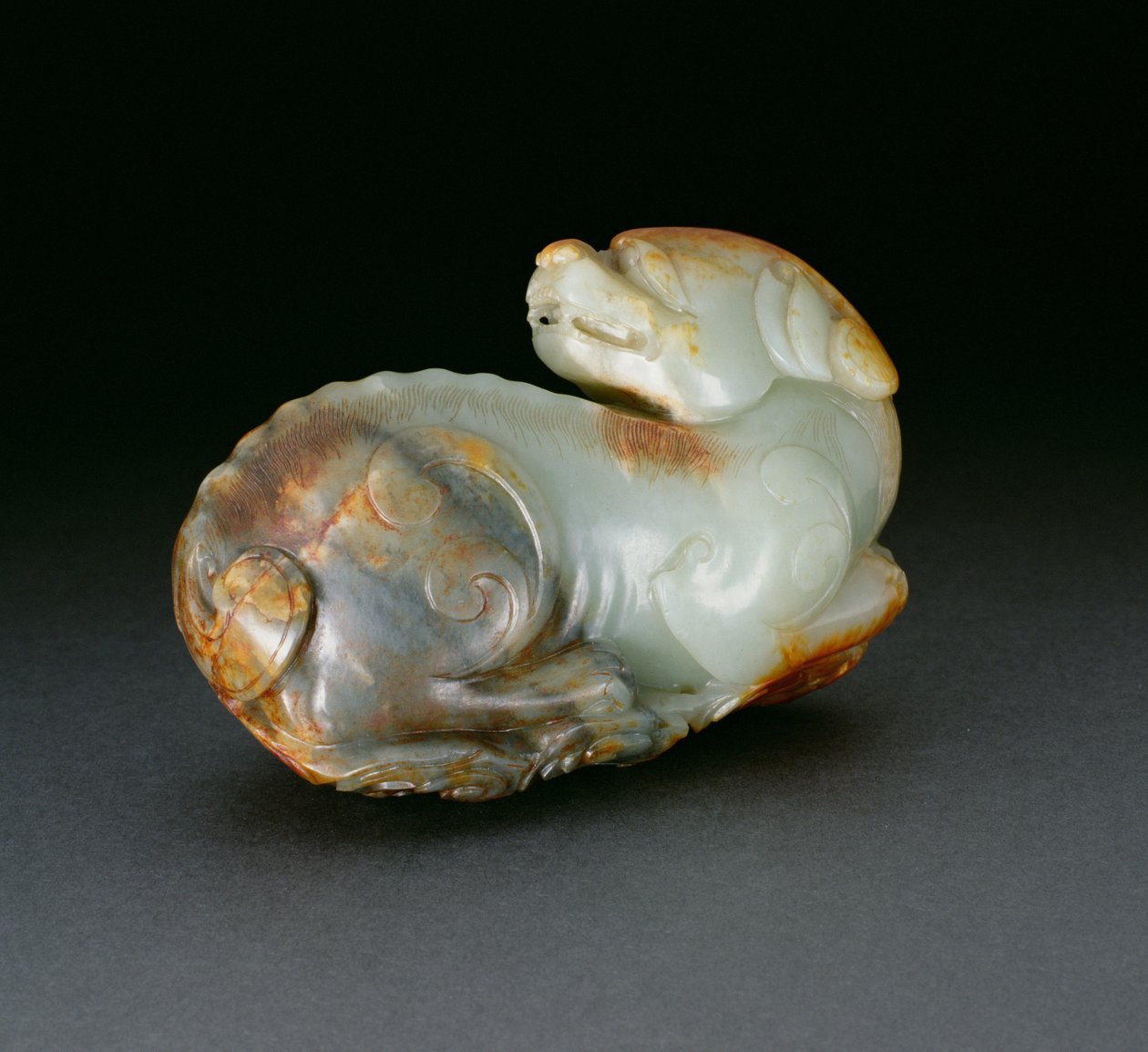 Leão budista (celadon) de Chinese School