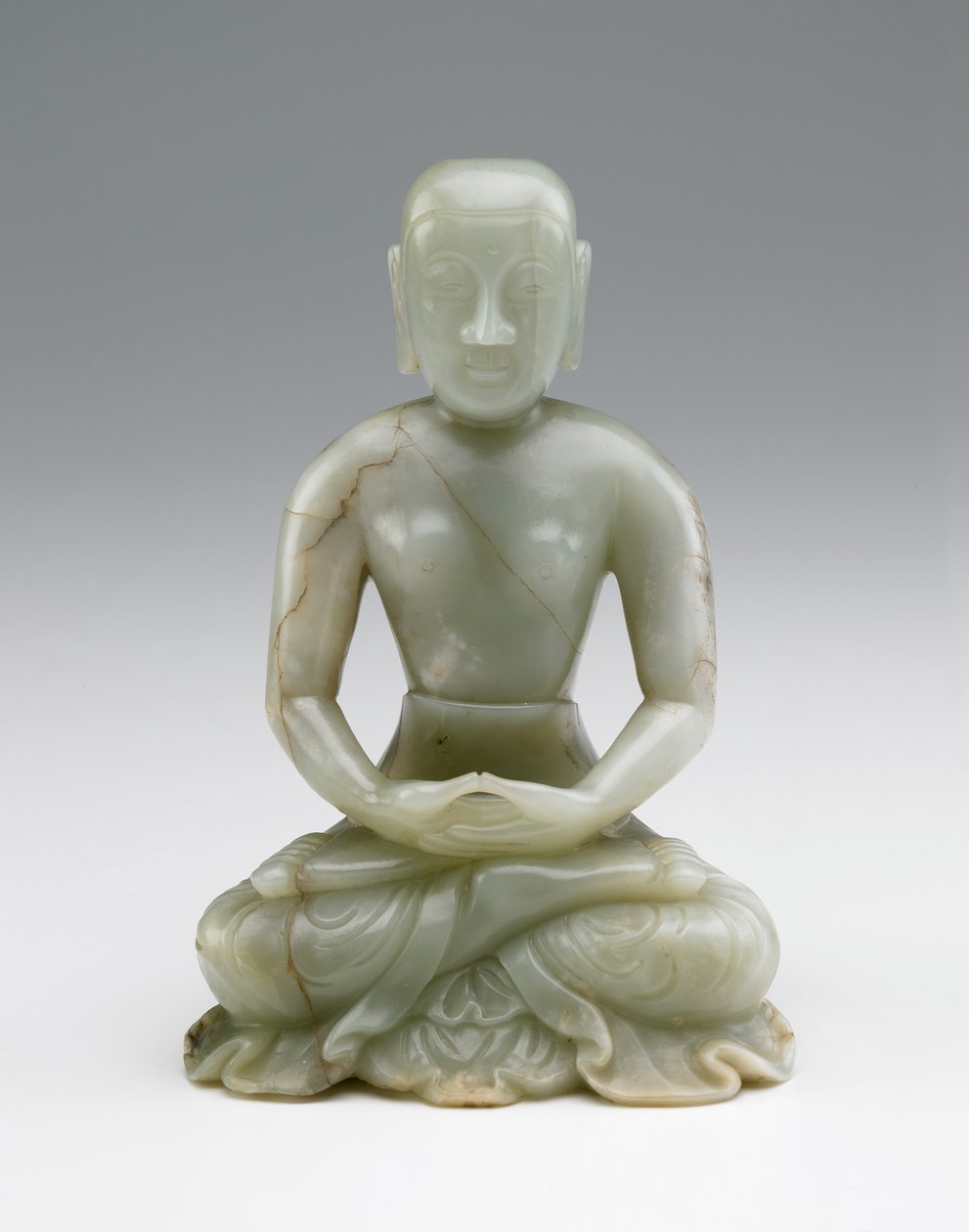 Escultura do Buda Shakymuni como um asceta, séculos 17 a 18 de Chinese School