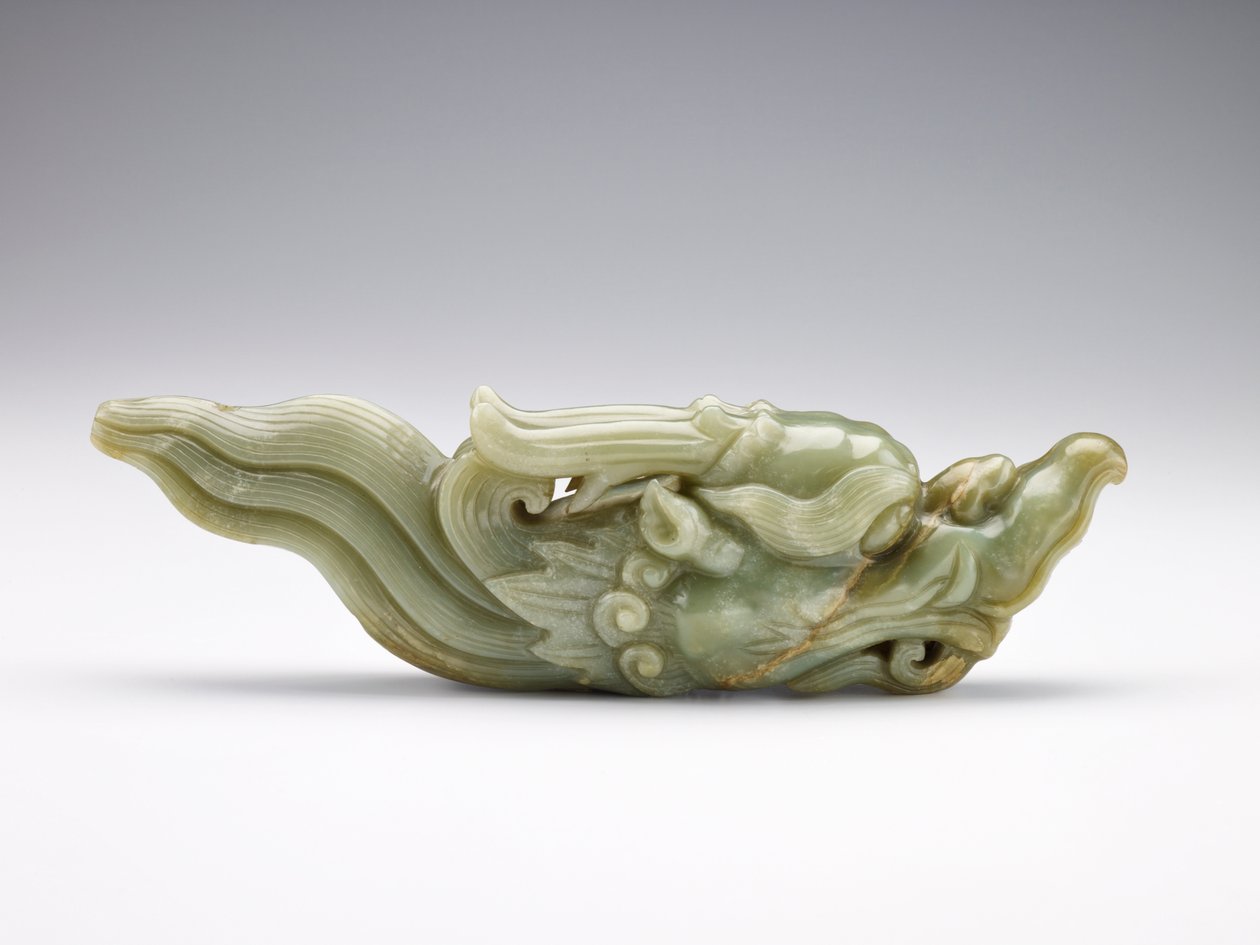 Finial na forma de uma cabeça de dragão, 1279-1368 de Chinese School