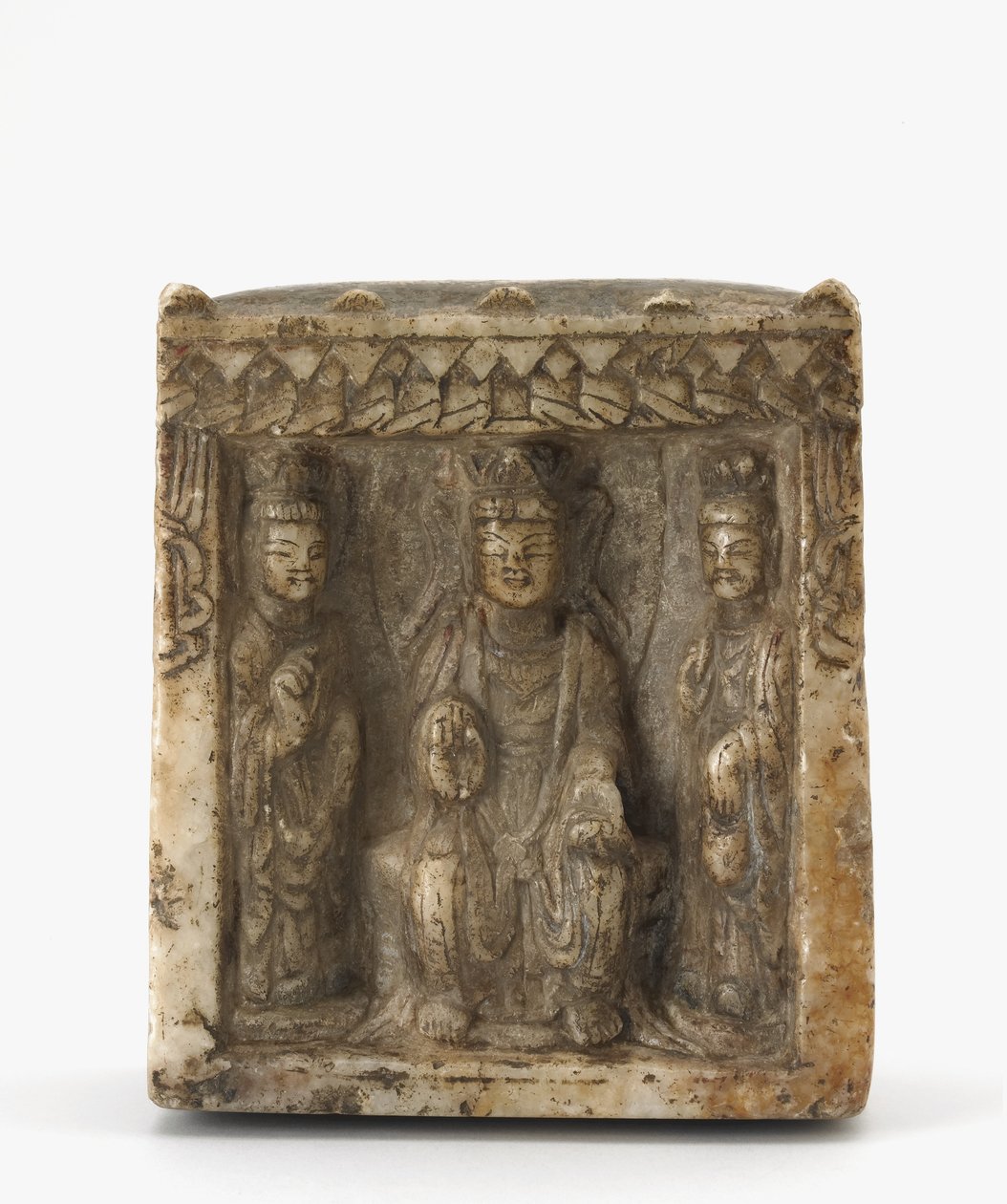 Estela em miniatura de quatro lados, possivelmente dinastia Western Wei, c.550 de Chinese School