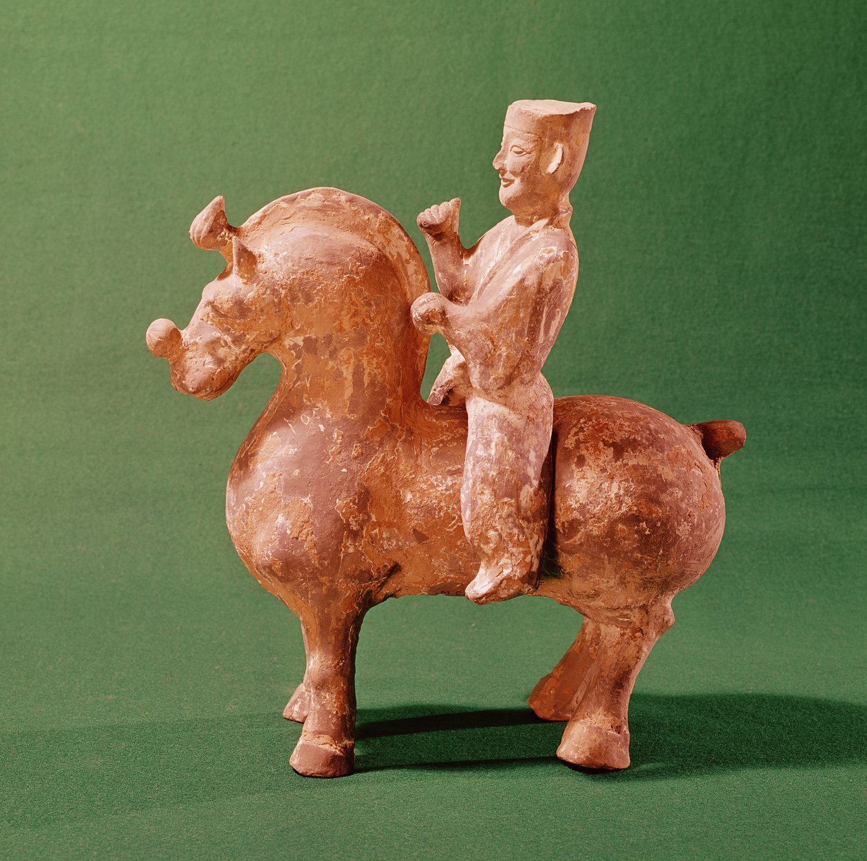 Cavaleiro (terracota) (ver também 195544) de Chinese School