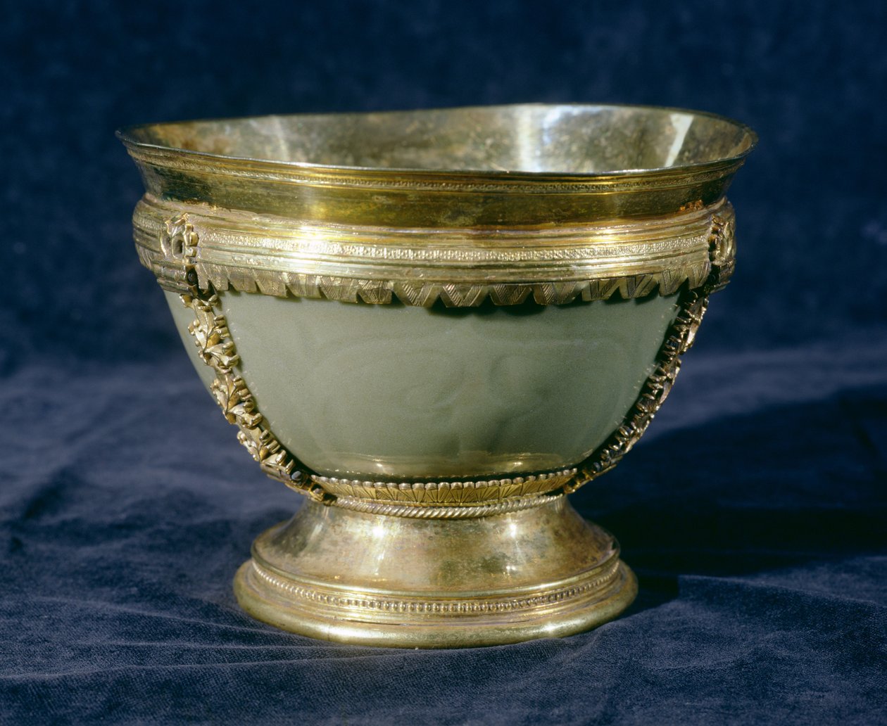 Margham Celadon tigela (porcelana vidrada) de Chinese School