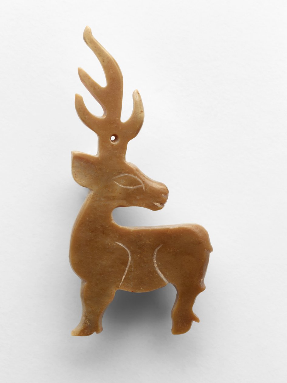 Pingente em forma de veado, c.1050-c.950 aC de Chinese School