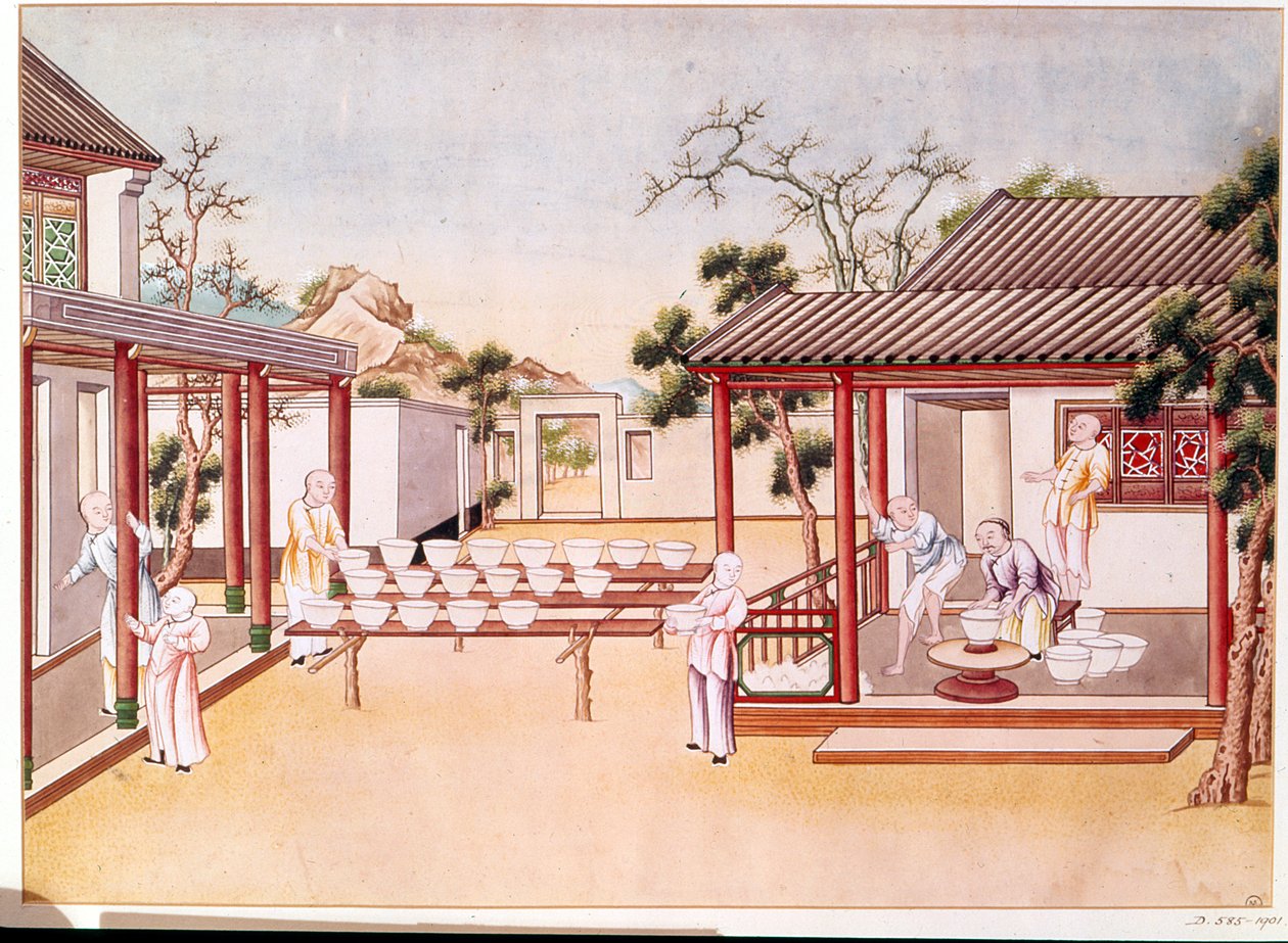 Fazendo Porcelana (wc no papel) de Chinese School