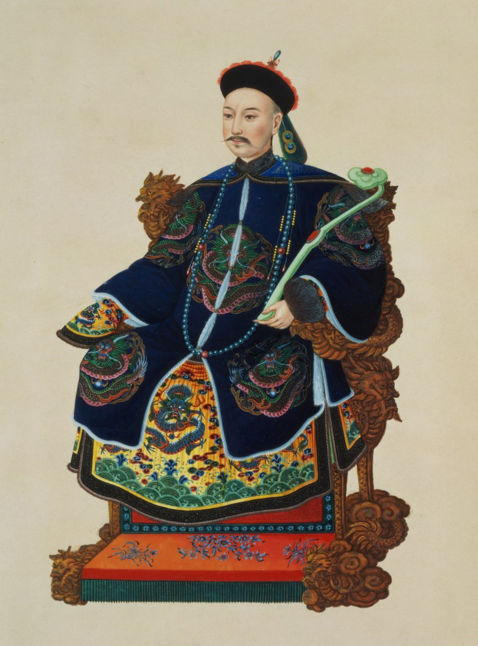 Retrato de um mandarim (WC) de Chinese School