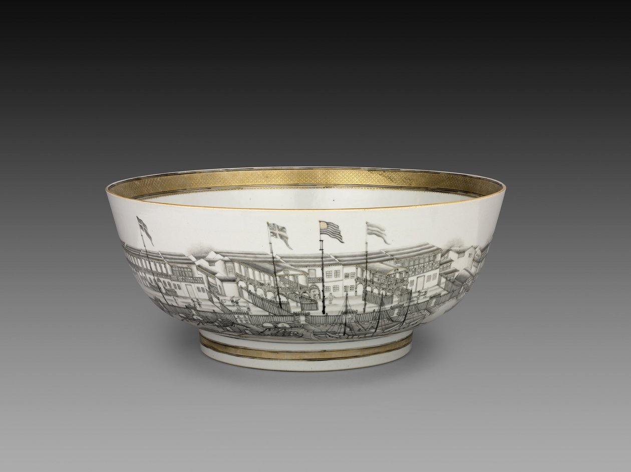 Punch Bowl, c.1800 de Chinese School