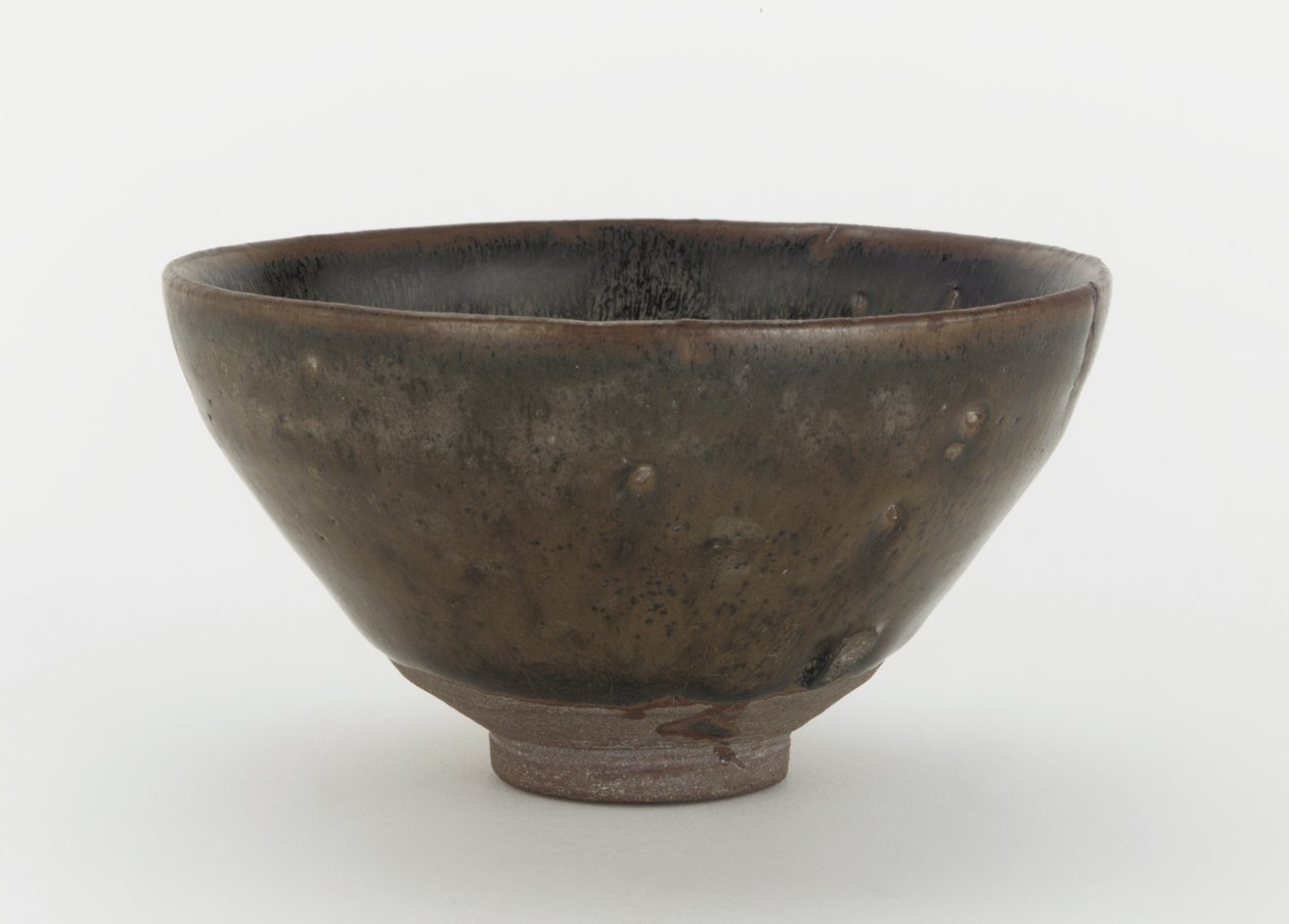 Tigela de chá, província de Fujian, dinastia Song do Norte ou do Sul, século XII-XIII (cerâmica) de Chinese School