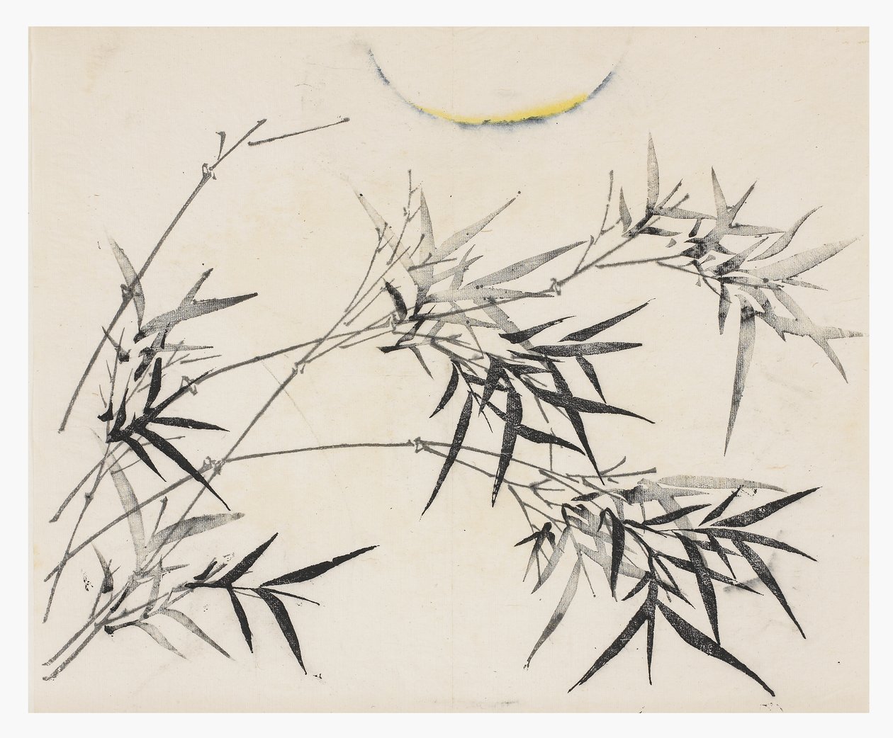 Ten Bamboo Series, século 18 de Chinese School