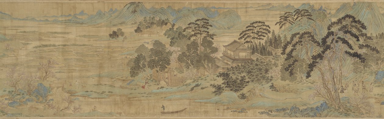 A Primavera Flor de Pessegueiro, final de Ming de Chinese School
