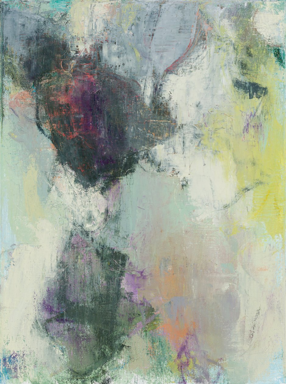 Composição abstrata, 2020,Série charnecas, óleo sobre tela de Ching Fun Tso