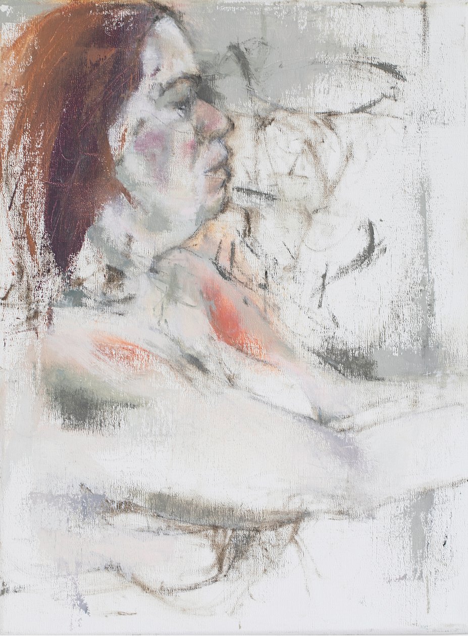 Valentina, estudo de pintura de vida, 2018 de Ching Fun Tso