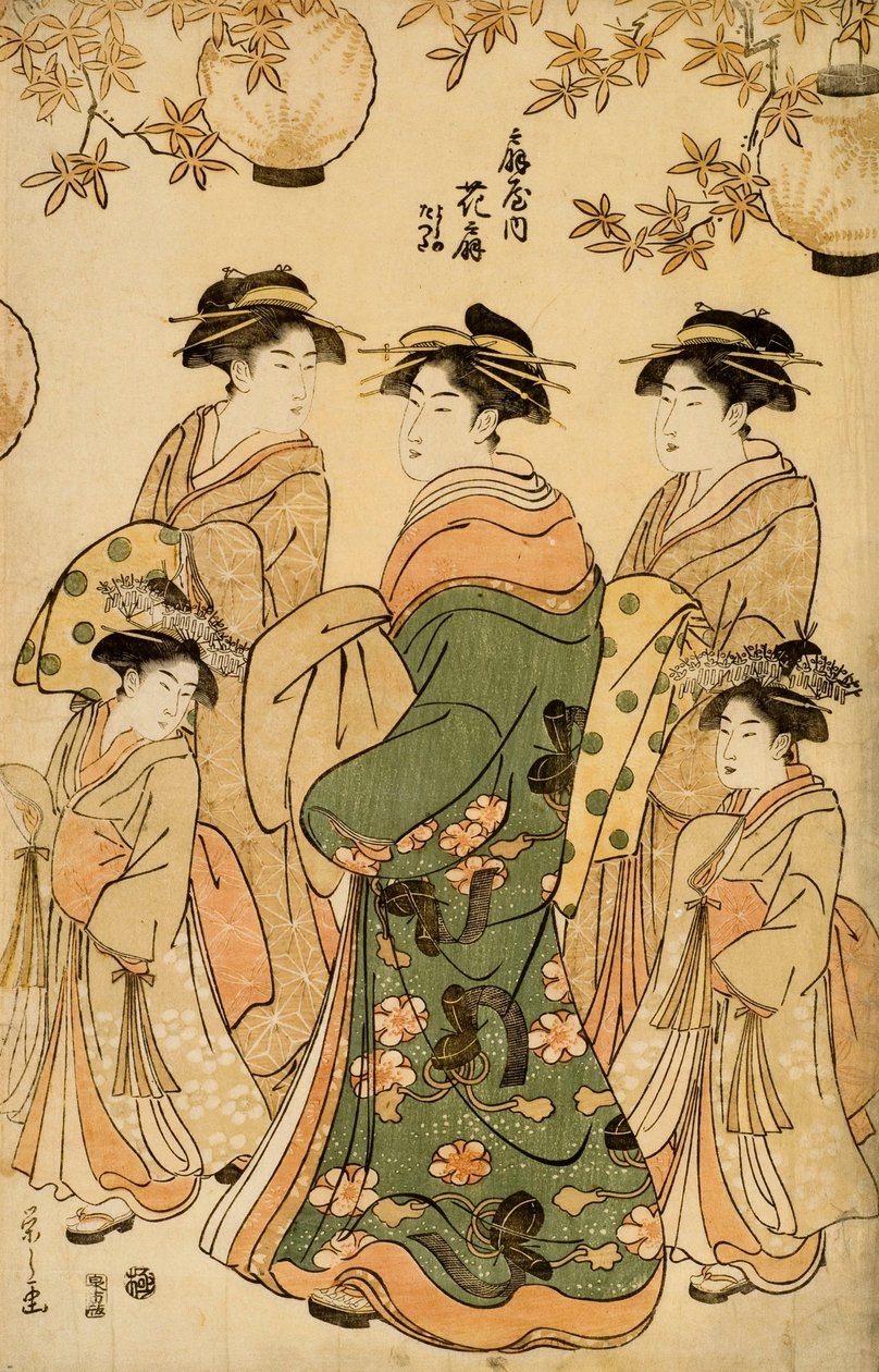 Xilogravura de Chobunsai Eishi